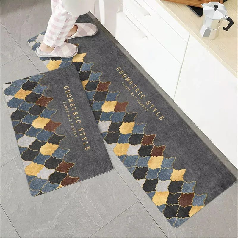 Kitchen Mat Entrance Doormat Living Room Home Bathroom Balcony Decor Carpet Bedroom Floor Hallway Anti-Slip Foot Rug